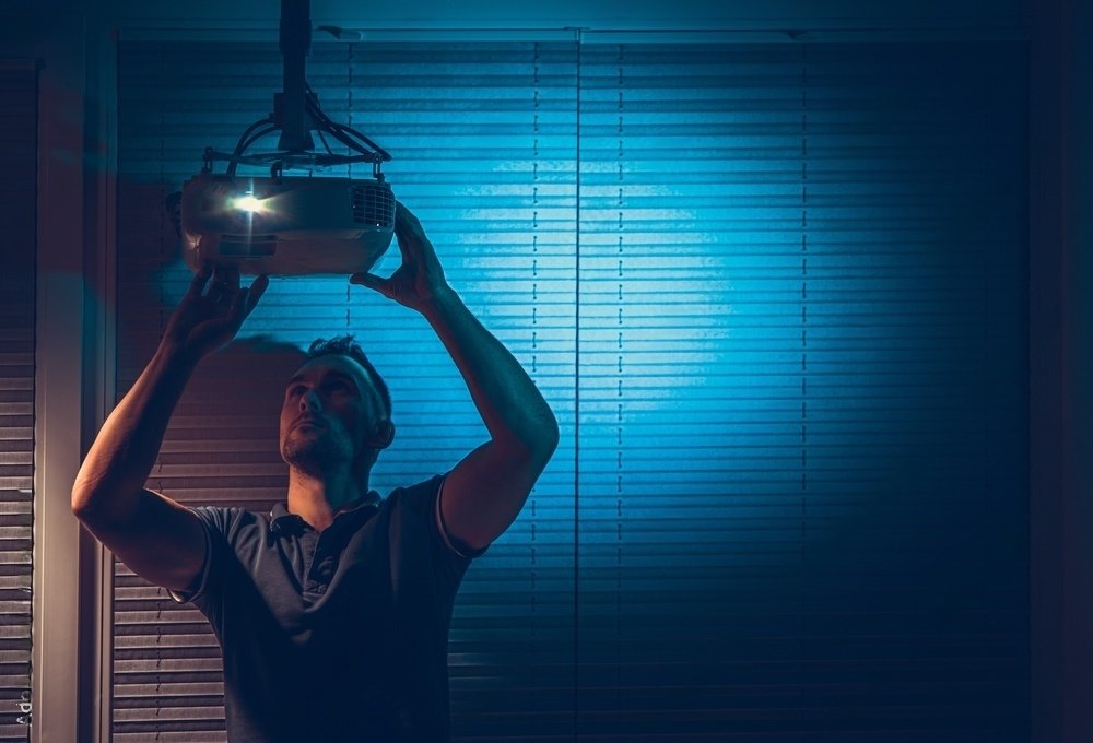 Mount on a Ceiling Projector